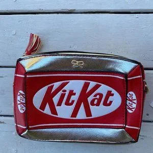 Bags | Kit Kat Cross Body Bag Red White | Poshmark